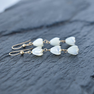 Triple Dangle Pikake Earrings - Yay Hawaii