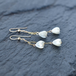 Double Dangling Pikake Earrings - Yay Hawaii