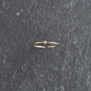 Clear CZ Stacking Ring - April Diamond Birthstone - Yay Hawaii