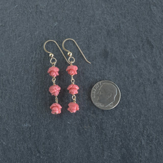 Copy of Dangling Three Link Crown Flower Earrings - Yay Hawaii