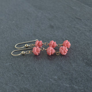 Copy of Dangling Three Link Crown Flower Earrings - Yay Hawaii