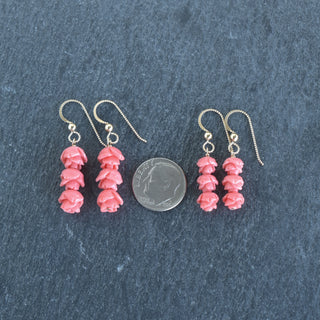 Triple Cluster Lokelani Earrings - Yay Hawaii