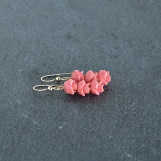 Triple Cluster Lokelani Earrings - Yay Hawaii