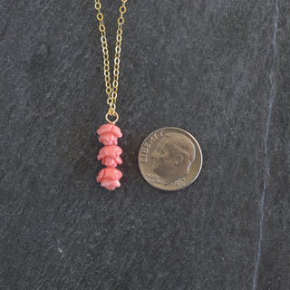 Triple Cluster Lokelani Pendant Necklace - Yay Hawaii