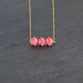 Three Lokelani Horizontal Bar Necklace - Two Sizes - Yay Hawaii