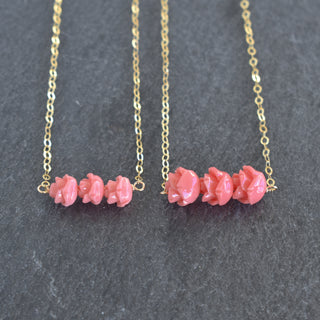 Three Lokelani Horizontal Bar Necklace - Two Sizes - Yay Hawaii