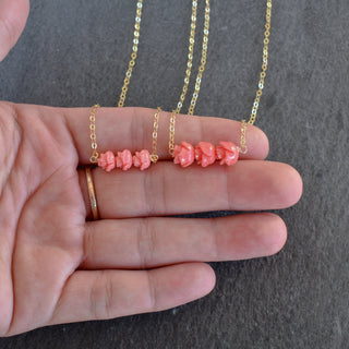 Three Lokelani Horizontal Bar Necklace - Two Sizes - Yay Hawaii