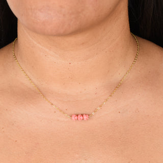 Three Lokelani Horizontal Bar Necklace - Two Sizes - Yay Hawaii