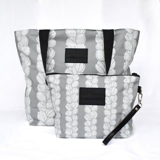 Grey Double Pikake Lei Tyvek - Yay Hawaii