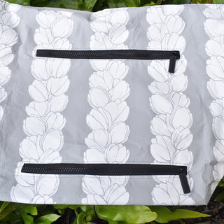 Grey Double Pikake Lei Tyvek - Yay Hawaii