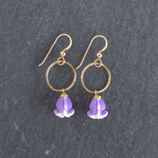 Realistic Pua Kalaunu Dangling on Small Hoop Earrings - Yay Hawaii