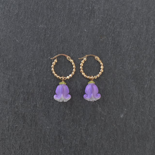 Realistic Pua Kalaunu Small Beaded Hoop Earring - Yay Hawaii