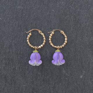 Realistic Pua Kalaunu Small Beaded Hoop Earring - Yay Hawaii