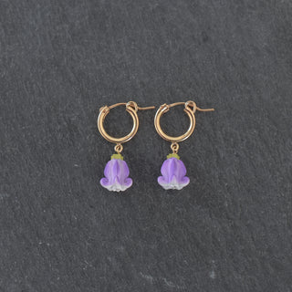Realistic Pua Kalaunu Small Huggie Hoop Earring - Yay Hawaii