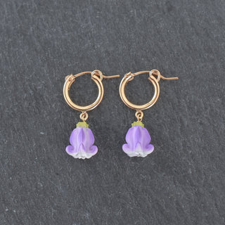 Realistic Pua Kalaunu Small Huggie Hoop Earring - Yay Hawaii