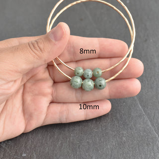 Three Carved Burmese Jade Bangle - Yay Hawaii