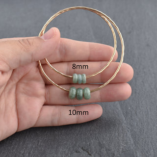 Three Donut Burmese Jade Bangle - Yay Hawaii