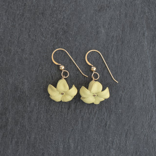 Drop Big Puakenikeni Earrings - Choose Color - Yay Hawaii