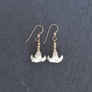 Drop Big Puakenikeni earrings by Yay Hawaii featuring colorful beads and floral design, ideal for tropical-inspired accessories.