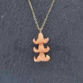 Yay Hawaii Triple Big Puakenikeni Drop Necklace in vibrant colors, featuring layered flower pendants on a delicate chain.
