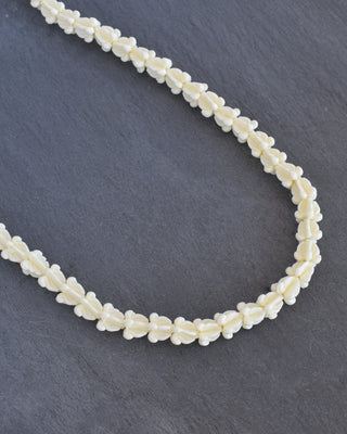 White Pua Kalaunu Lei - Traditional String - Yay Hawaii