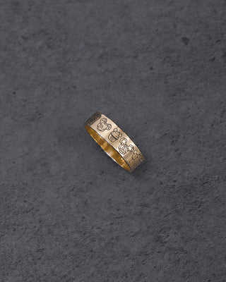 Yay Hawaii Magical Snack Bar Ring, full band with colorful snack-themed design, shiny silver finish, and adjustable fit.