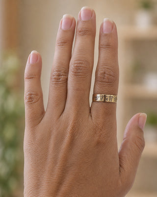 Magical Snack Bar Ring full band by Yay Hawaii, featuring a whimsical design in gold with colorful snack-themed accents.