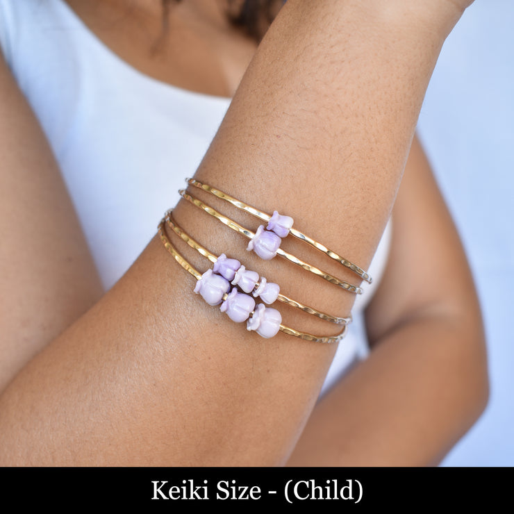 Keiki - Crown Flower Bangle - Yay Hawaii
