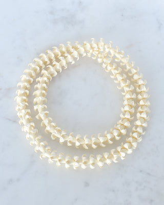(PREORDER) - White Puakenikeni Forever Lei - Yay Hawaii