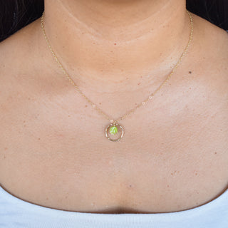 Small Hoop Necklace with Pakalana - Yay Hawaii