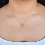 Small Hoop Necklace with Pakalana - Yay Hawaii