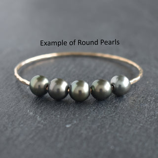 Orange Cone Shell Bangle with Tahitian Pearl - Yay Hawaii