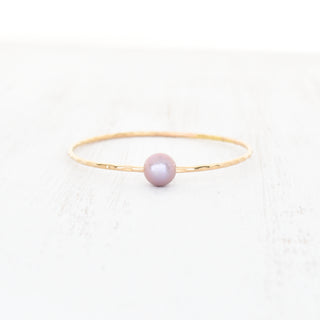 Adult Purple Edison Pearl Bangle - Yay Hawaii