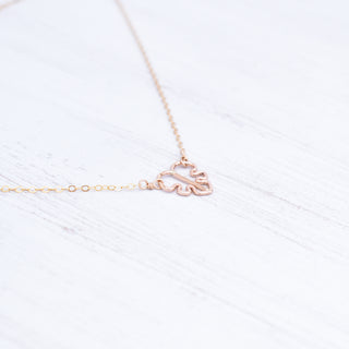Gold Monstera necklace by Yay Hawaii featuring a detailed tropical leaf pendant on a delicate chain.