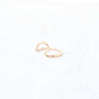 Close-up of Yay Hawaii Thick Nalu Ring with textured surface, showcasing its bold, chunky design and vibrant finish.