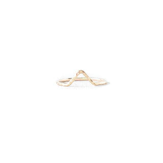 Thin Mauna Ring by Yay Hawaii featuring a sleek, minimalist design with a smooth finish and lightweight profile.