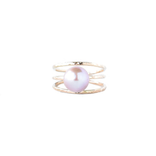 'Ekolu Ring with Edison Pearl - Yay Hawaii