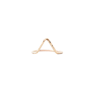 Tall Mauna Ring by Yay Hawaii featuring a bold, handcrafted silver ring with a textured, mountain-inspired design.