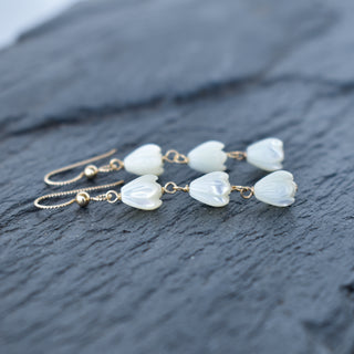 Triple Dangle Pikake Earrings - Yay Hawaii