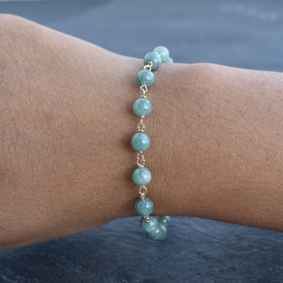 Linked Jade Bracelet with Extender - Yay Hawaii