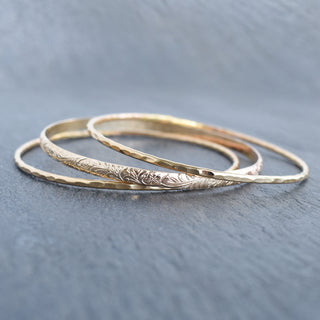 Shimmer Set of Three Bangles - Keiki or Adult - Yay Hawaii