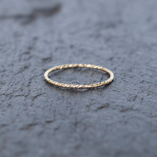 Yay Hawaii Hulali Shimmer Stacking Ring featuring sparkling finish and multiple bands, made of silver-tone metal.