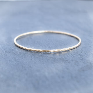 (Keiki) Plain Hammered Bangle - Yay Hawaii
