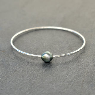 Single Tahitian Pearl Bangle - Yay Hawaii