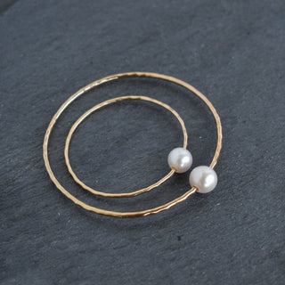(Keiki) White Pearl Bangle - Yay Hawaii