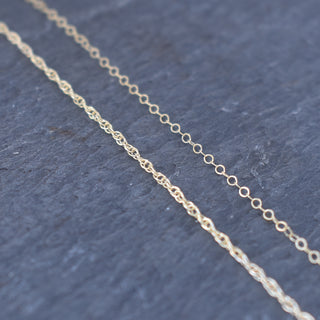 Small Hoop Necklace with Rose Quartz and Pikake - Yay Hawaii