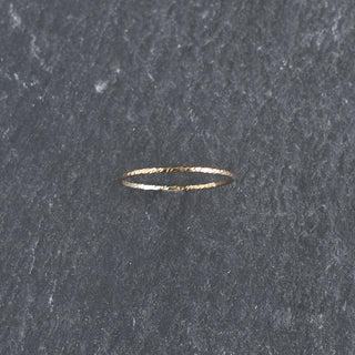Yay Hawaii Hulali Shimmer Stacking Ring featuring a sparkling, layered design in silver with shimmering accents.