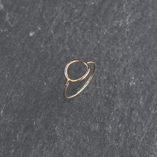 Yay Hawaii circle stacking ring featuring multiple interconnected silver bands on a white background