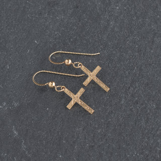 Small cross earrings by Yay Hawaii, featuring delicate metal crosses, perfect for everyday wear and subtle style.