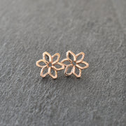Tiny Full Tiare Studs - Yay Hawaii